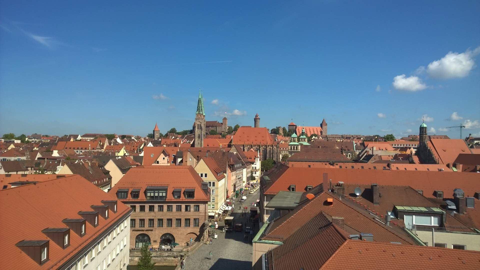 Blick über Nürnberg